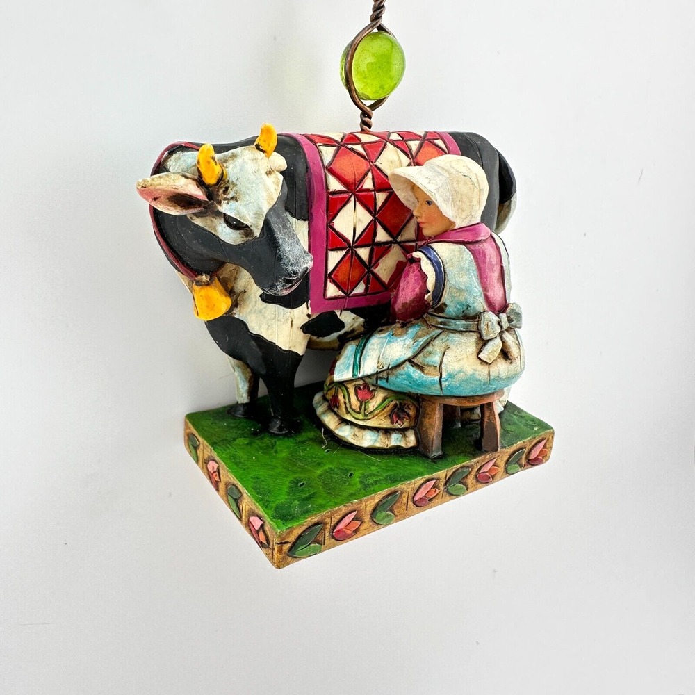 8 Maids Milking Jim Shore Heartwood Creek 12 Days of Christmas Ornament 2005